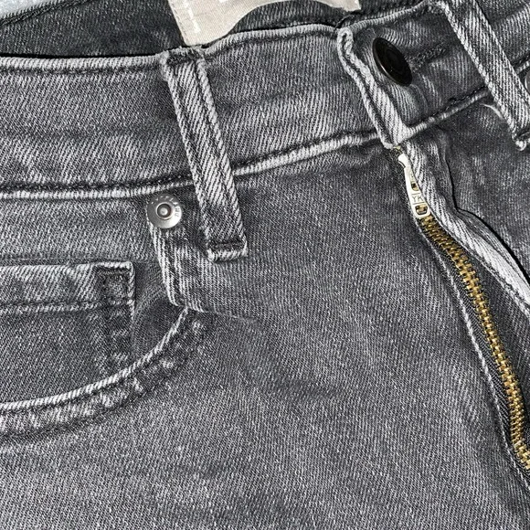 Everlane Jeans 26 Womens Black Skinny‎ Ankle High Rise Denim Essential Staple - Picture 4 of 16